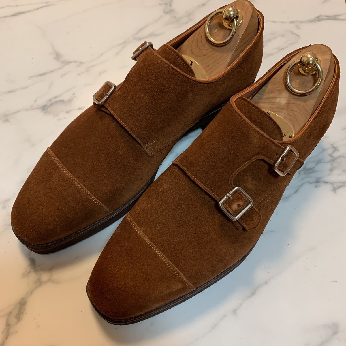 新品 未使用 George Cleverley ジョージクレバリー ブラウンカラー 
