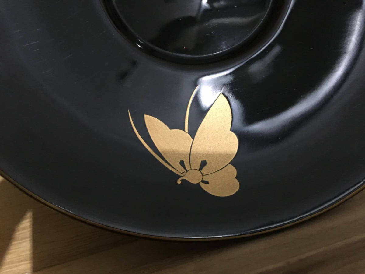 輪島塗 加藤正 極上本堅地 茶托 五客揃い箱入り未使用 Yahoo