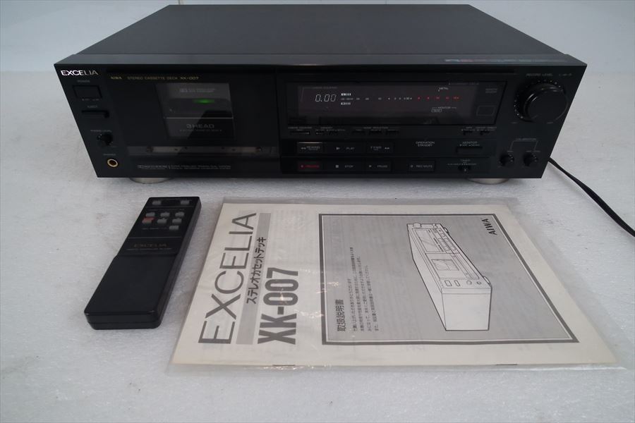 ☆EXCELIA エクセリア XK-007 ステレオカセットデッキ 再生機器 取扱