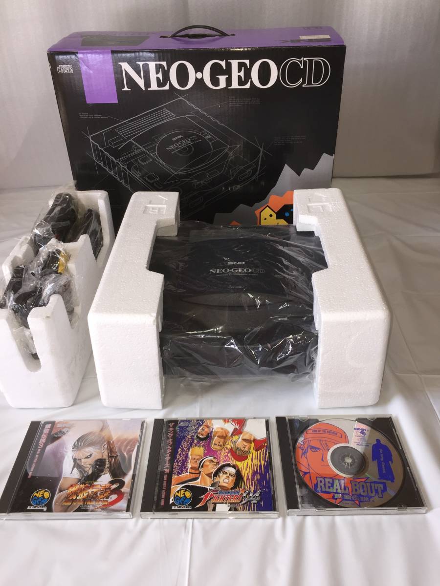 限定SALE，セール SNK ネオジオCD 本体 ソフト２本＋(ネオジオ)｜売買されたオークション情報、yahooの商品情報をアーカイブ公開 - オークファン ネオジオ