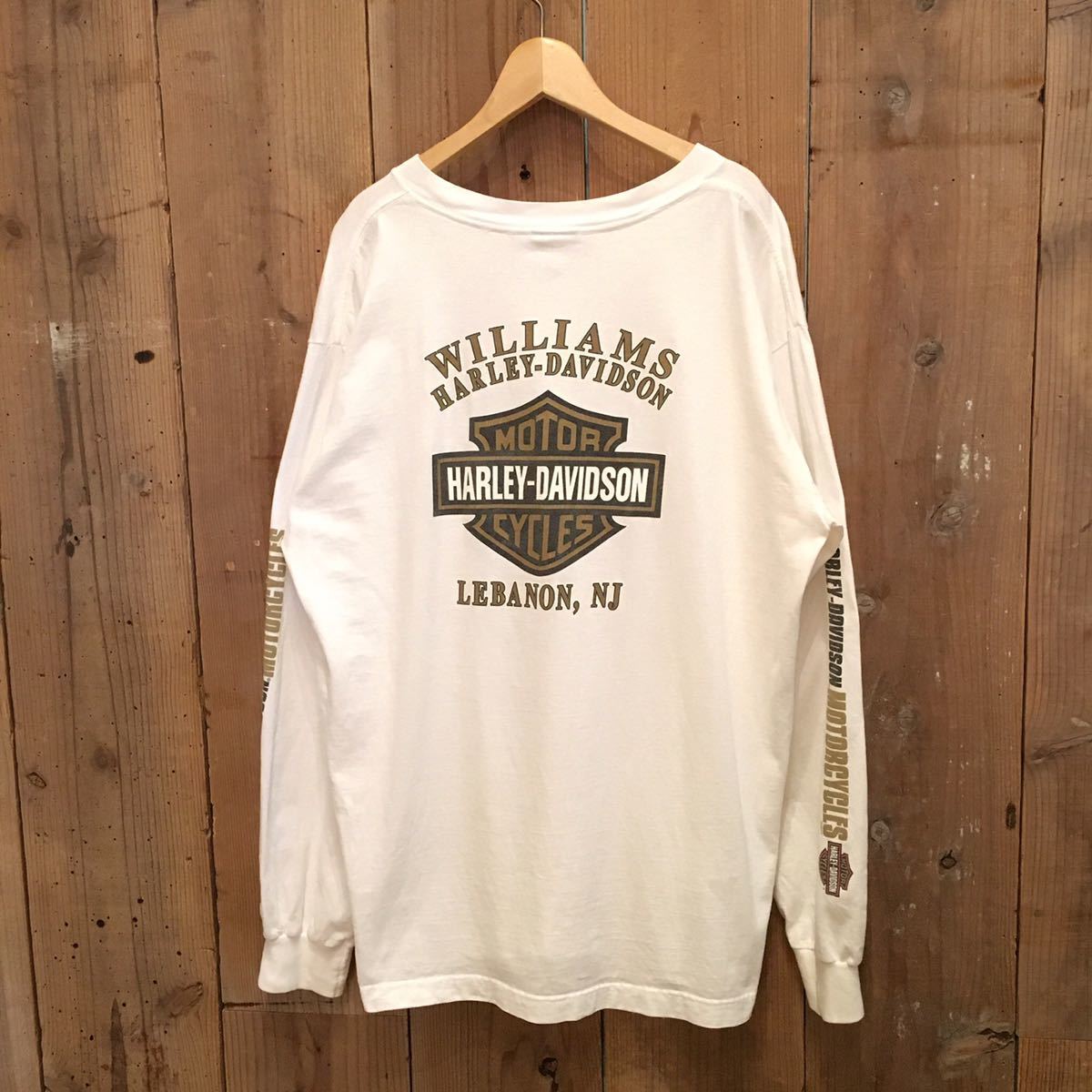 2005年 USA製 ハーレー ダビッドソン ビンテージ 長袖 Tシャツ 