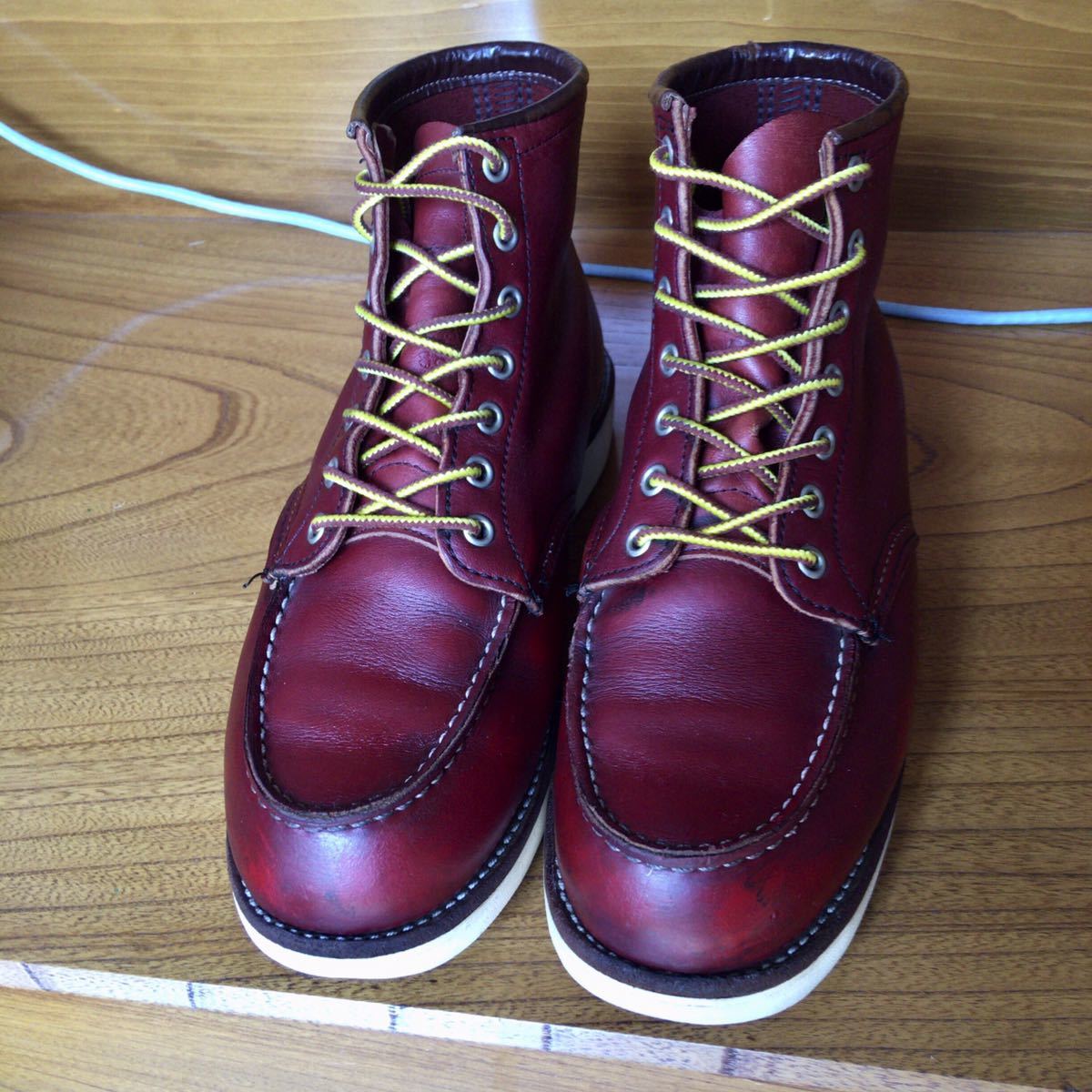 四角犬タグ WING RED アイリッシュセッター レッドウィング 8E REDWING