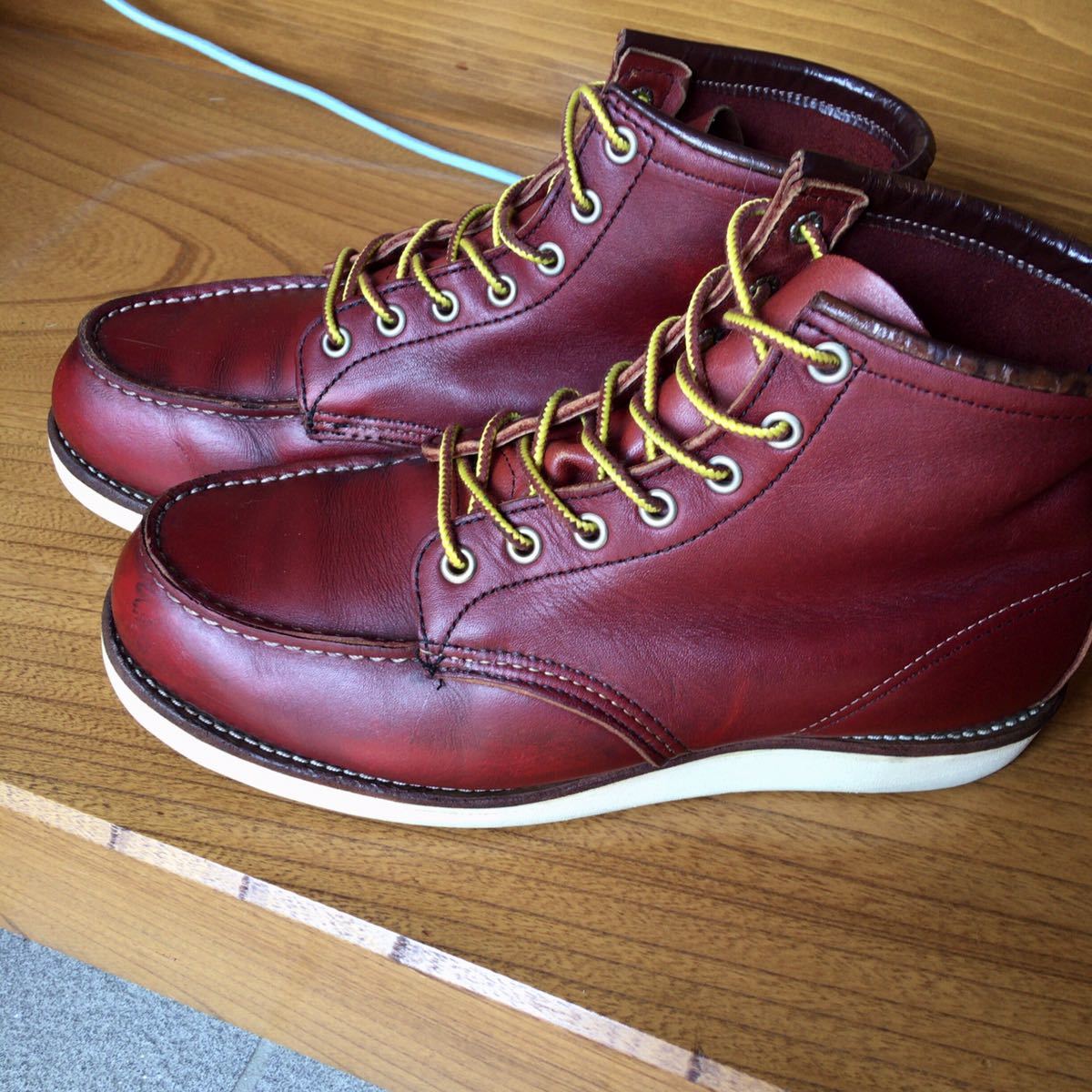 四角犬タグ WING RED アイリッシュセッター レッドウィング 8E REDWING