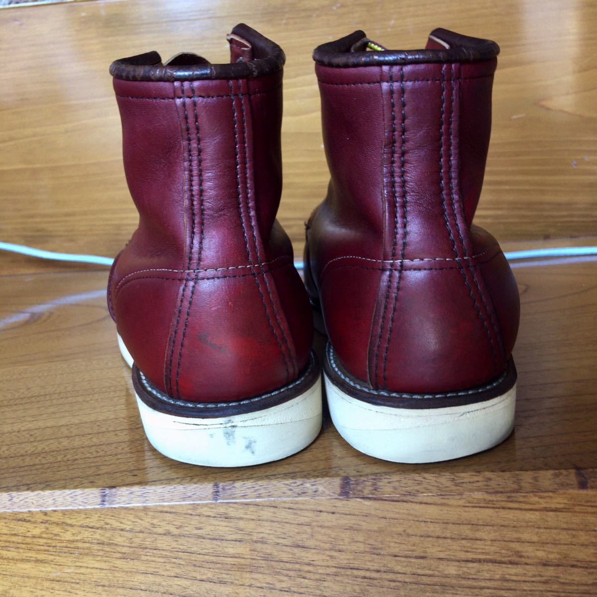 四角犬タグ WING RED アイリッシュセッター レッドウィング 8E REDWING