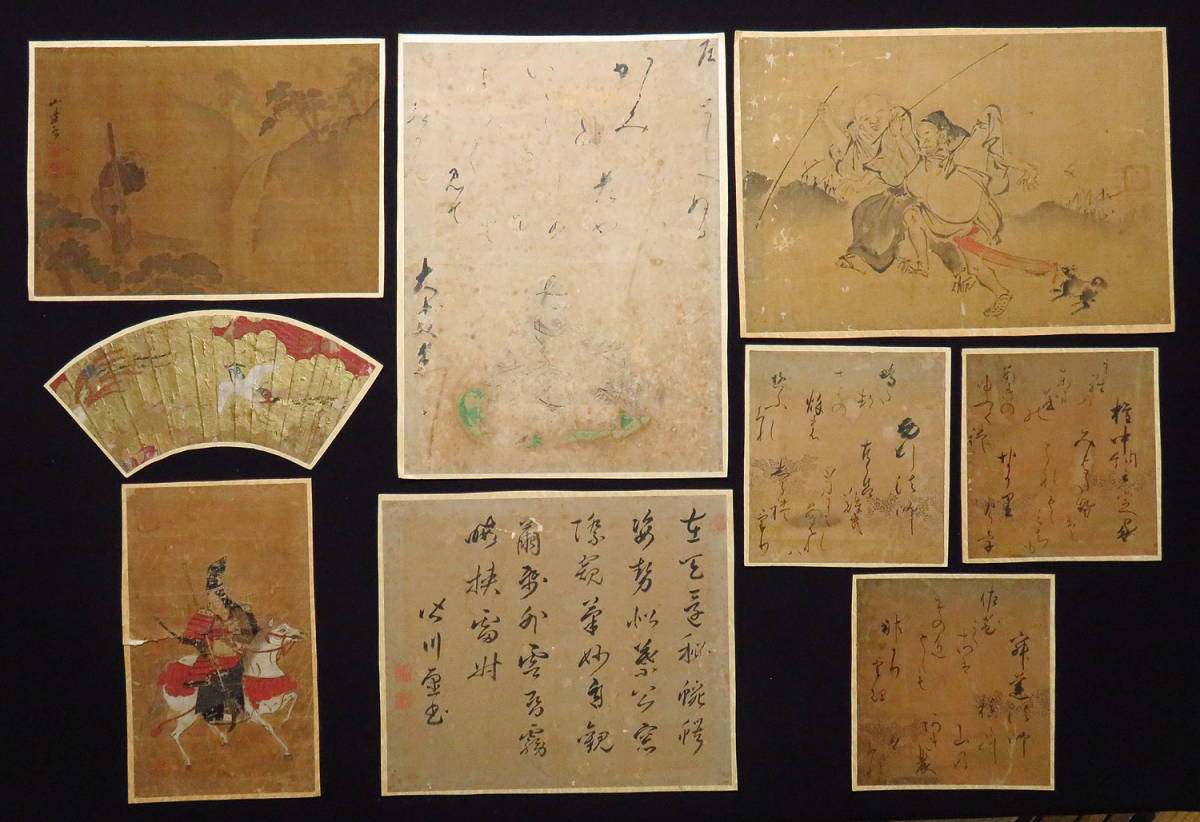 B603 肉筆書画マクリ 9点一括 古筆三夕の和歌色紙 歌仙画 大和絵他 掛軸 売買されたオークション情報 Yahooの商品情報をアーカイブ公開 オークファン Aucfan Com