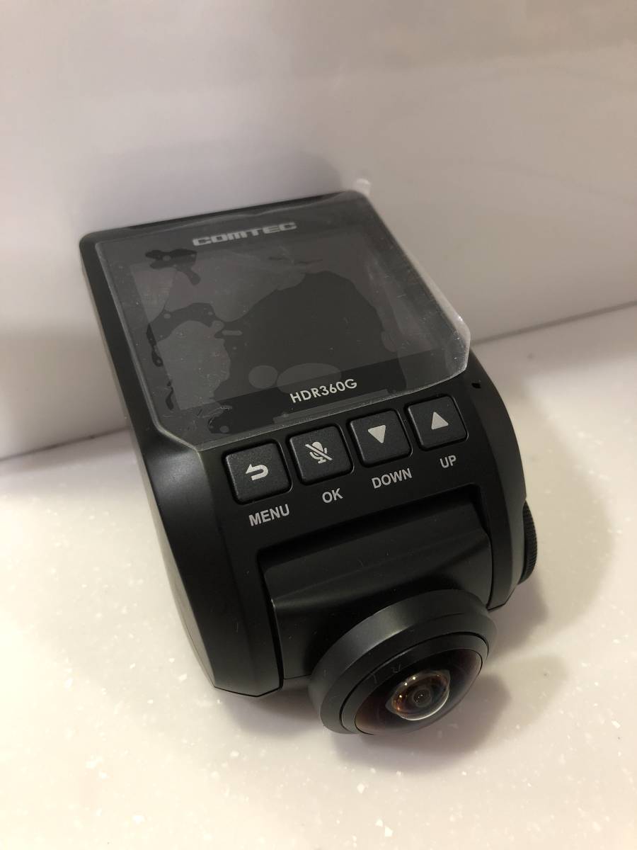 コムテック HDR360GW 前後2カメラ ドライブレコーダー360度 コムテック