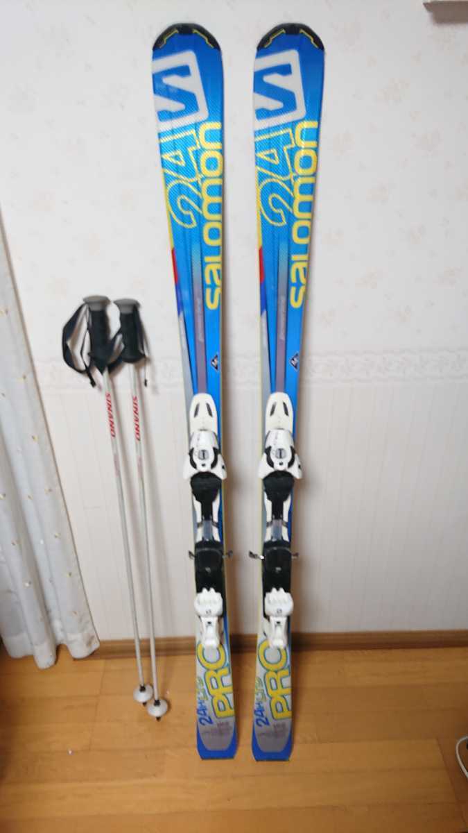  サロモン カービングスキー板 & シナノ カーボン製ストック / SALOMON 24HOURS LITE PRO 162㎝ SINANO FLEET LIGHT 110㎝(160cm～)｜売買されたオークション情報、yahooの商品情報をアーカイブ公開 - オーク カービング