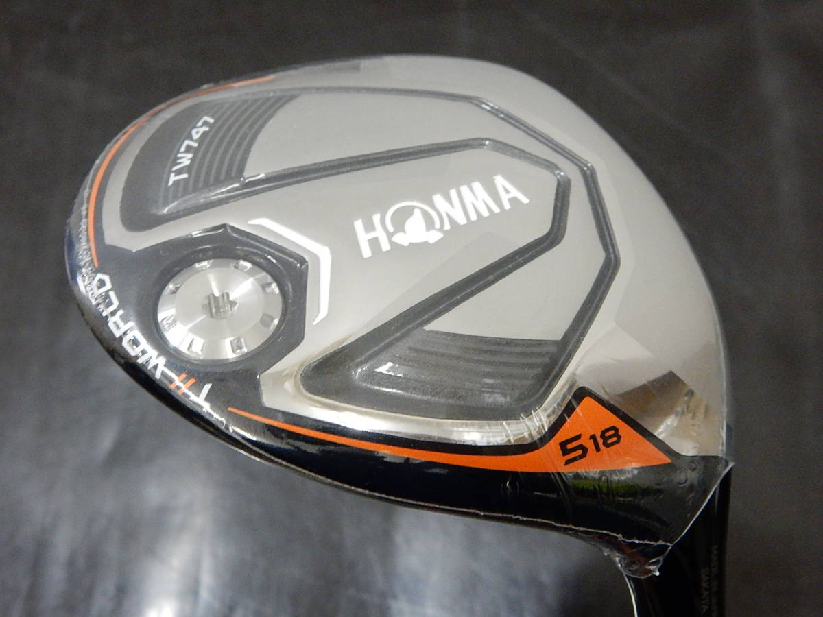 ☆新品 未使用 即決！☆本間☆HONMA TOUR WORLD TW747 5W☆18°☆純正 VIZARD for 747 50(SR)☆税込☆ホンマ☆