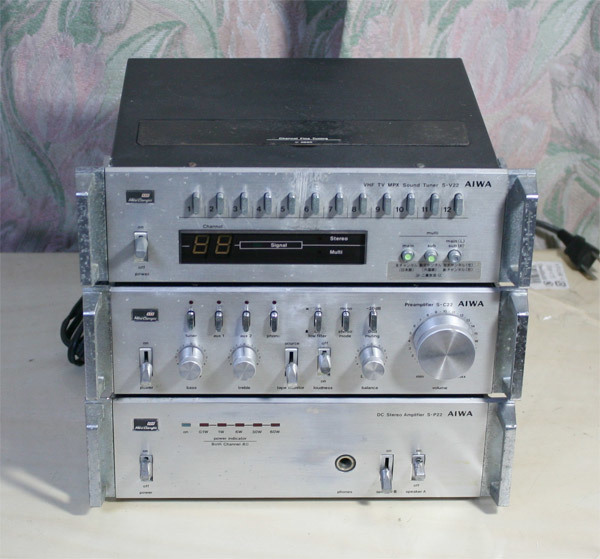 Aiwa AIWA S-P22 SA-C22⁄SA-P22 Amplifier DC Stereo Power of Working