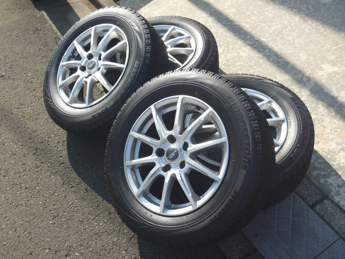 ブリザックVRX 205/65R16 ホイール付き 4本セット 5穴 タイヤ