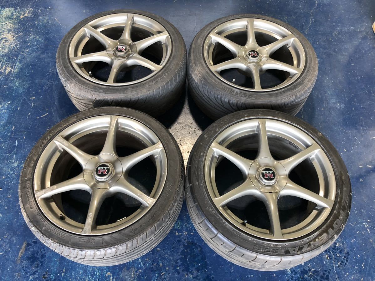 BNR34 スカイライン 純正ホイール 18インチ R34 GT-R 日産 9J +30 日産 