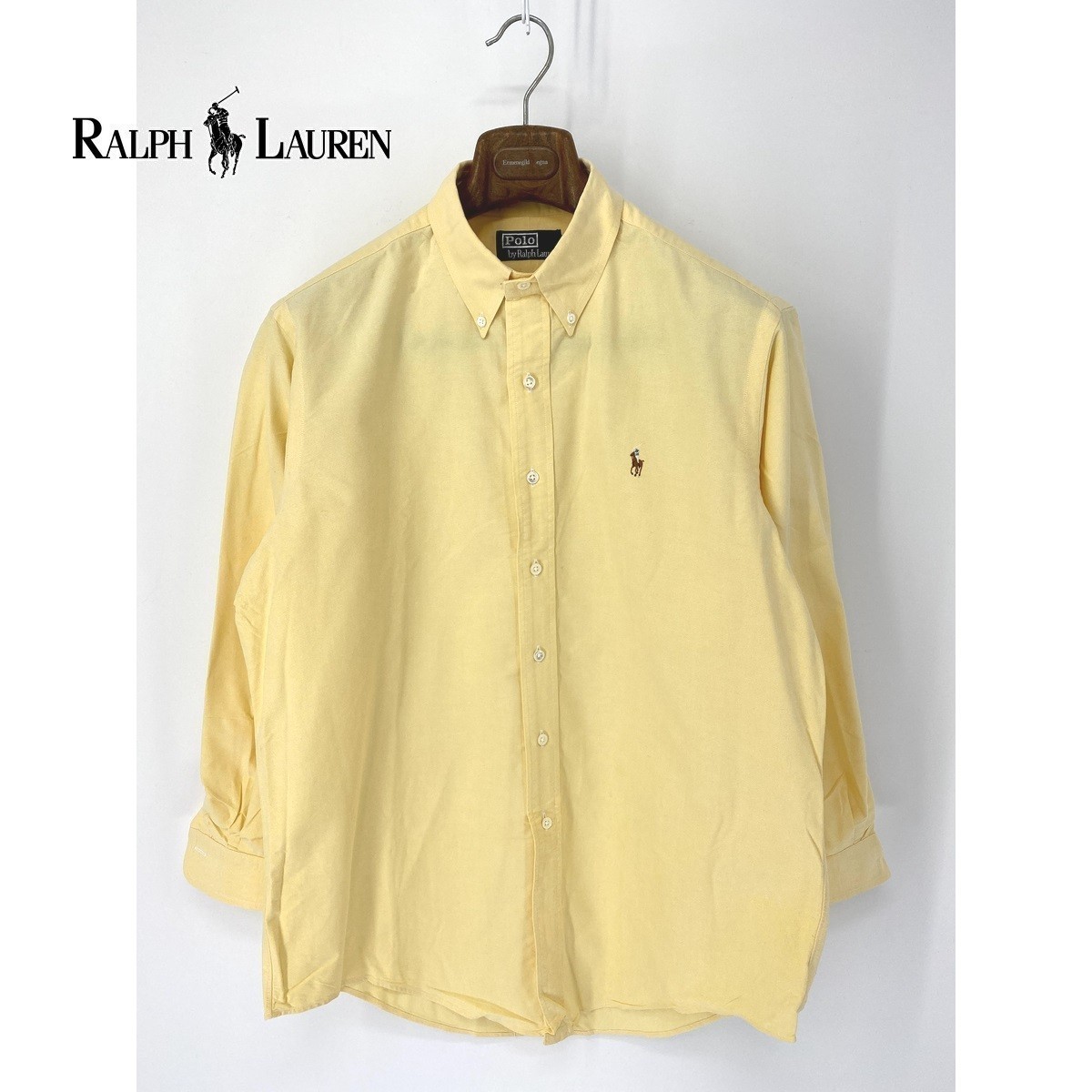 人気SALE，新品 A5939/ 春夏 POLO RALPH LAUREN ポロ ラルフローレン 無地 ボタンダウン 長袖 カジュアル カッター Yシャツ 43-84 XL 黄色/メンズ(XLサイズ以上)｜売買されたオークション情報、yahooの商品情報をアーカ 男性用
