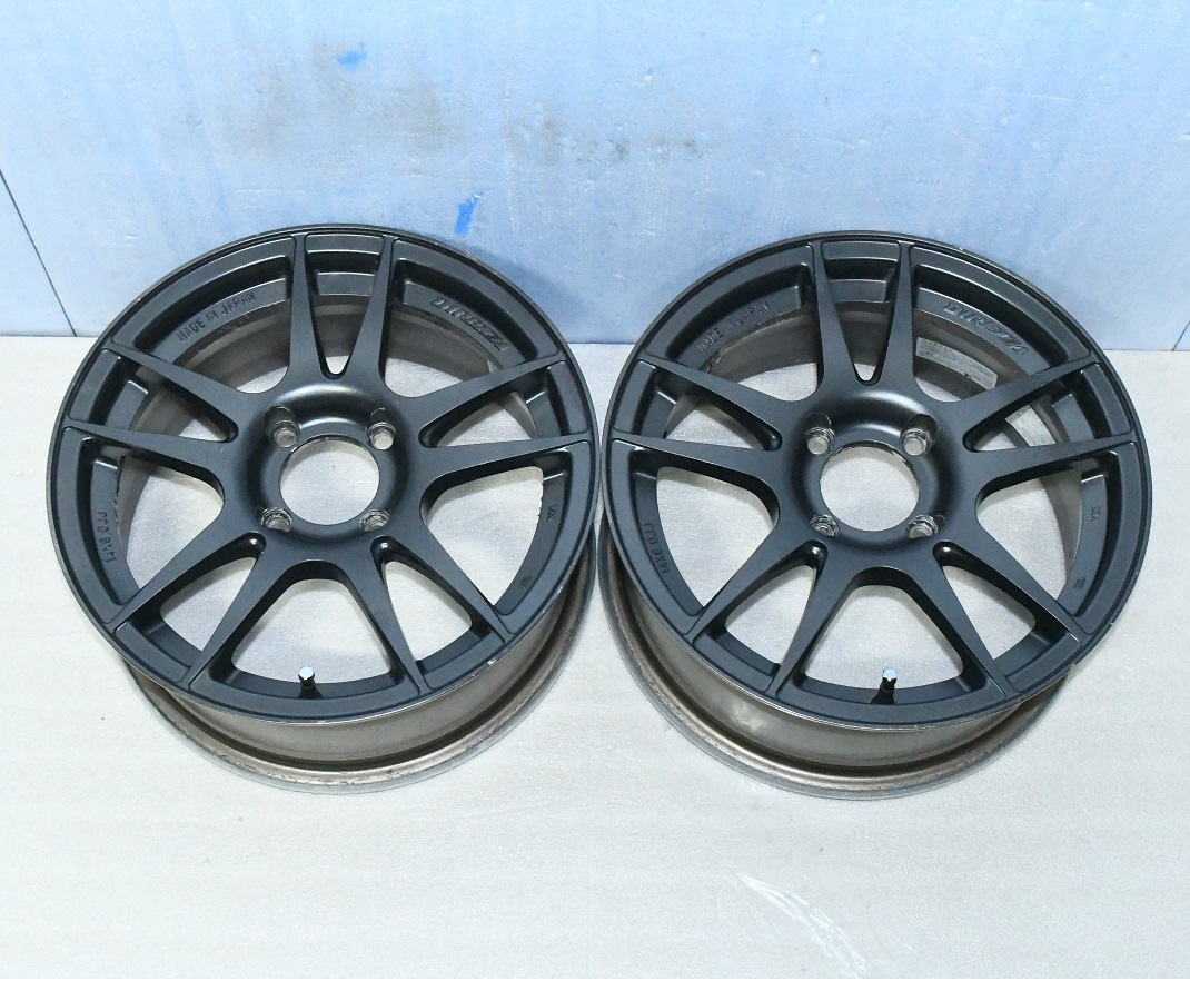 ダンロップ ディレッツァ　RSC 6j +38 14インチ　pcd100 4H 軽量 ディレッツァ R.S.C 14インチ 6JJ 4H-100 +38 2本 DUNLOP