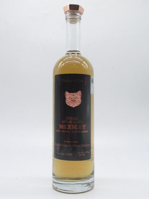 格安，新作登場 メキシキャット メスカル アネホ 40度 750ml(テキーラ)｜売買されたオークション情報、yahooの商品情報をアーカイブ公開 - オークファン テキーラ