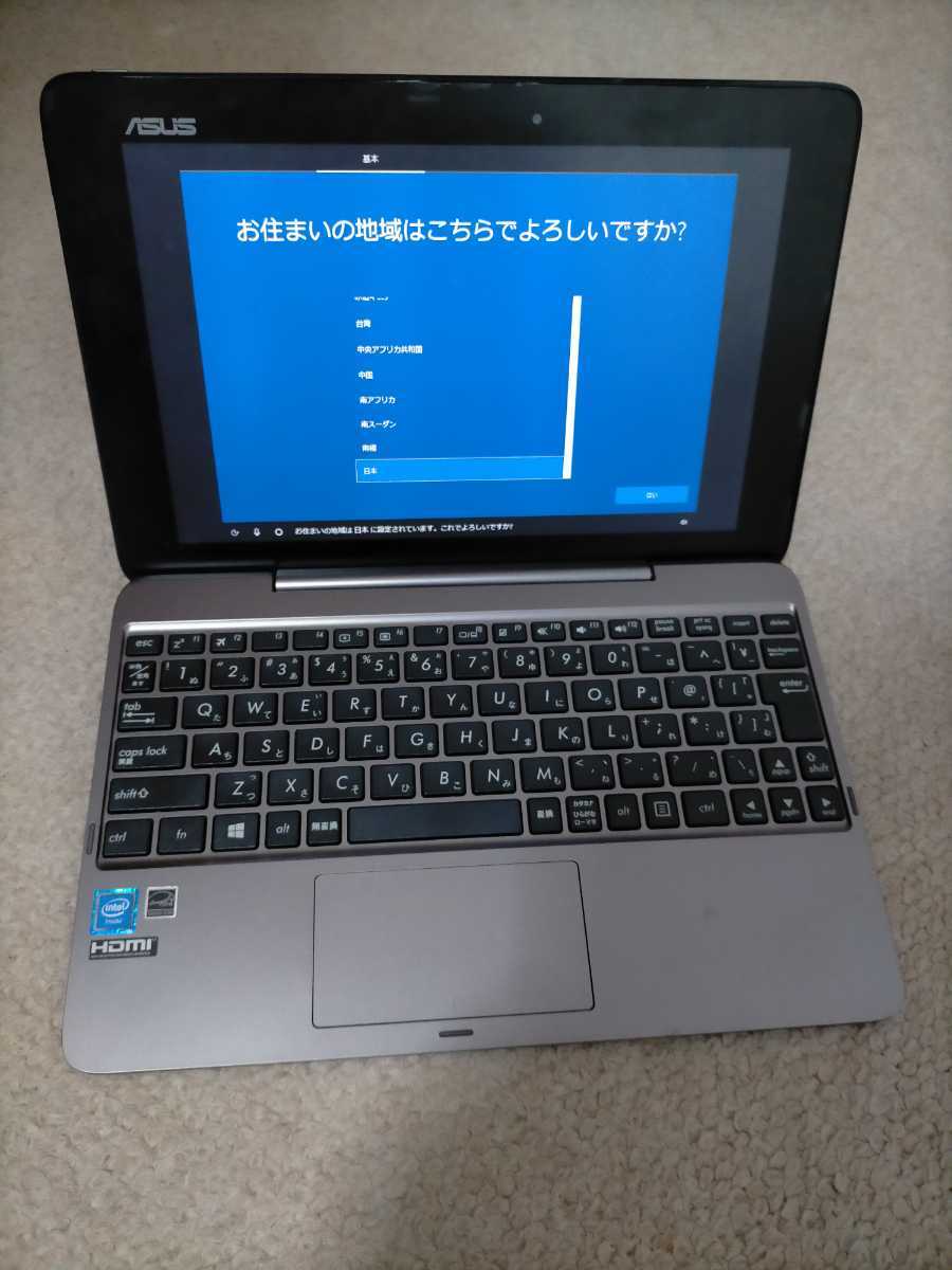 asus transbook t100ha 中古 動作確認済み ASUS TransBook T100HAの