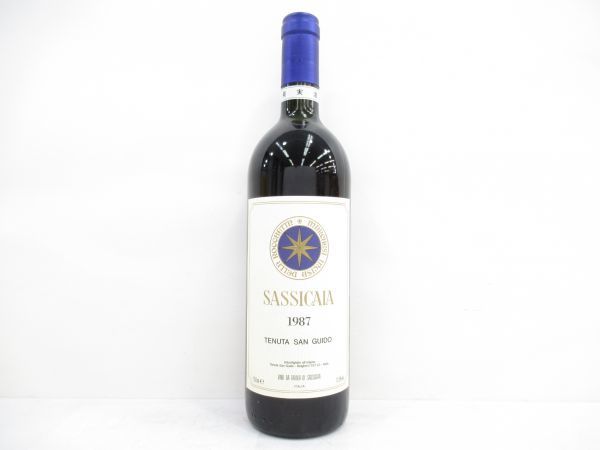 古酒 SASSICAIA サッシカイア 1987 TENUTA SAN GUIDO テヌータ サン