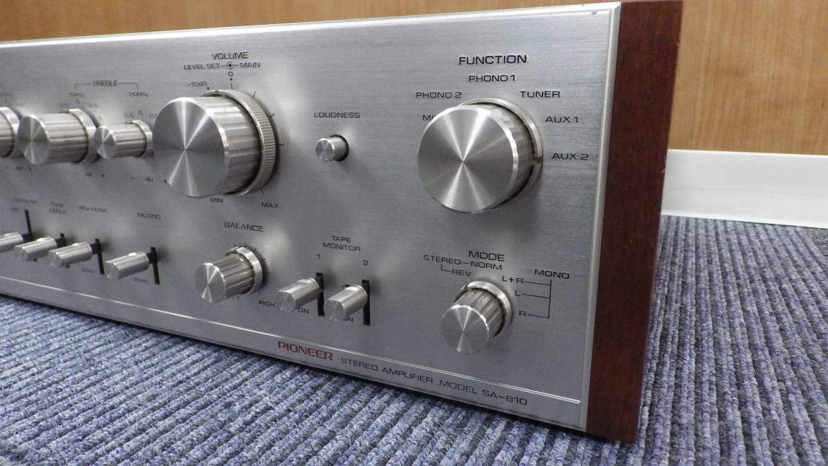 Pioneer〕 パイオニア プリメインアンプ SA-810 SA-810 パイオニア