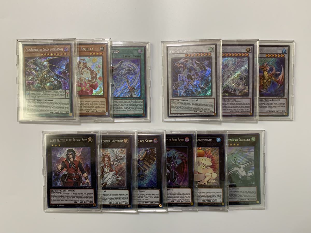【HOT，格安】 遊戯王 英語版 まとめ売り カオスエンペラー 召喚魔術 クリスタルウィング ダンテ ミネルバ等(英語版)｜売買されたオークション情報、yahooの商品情報をアーカイブ公開 - オークファン 海外版