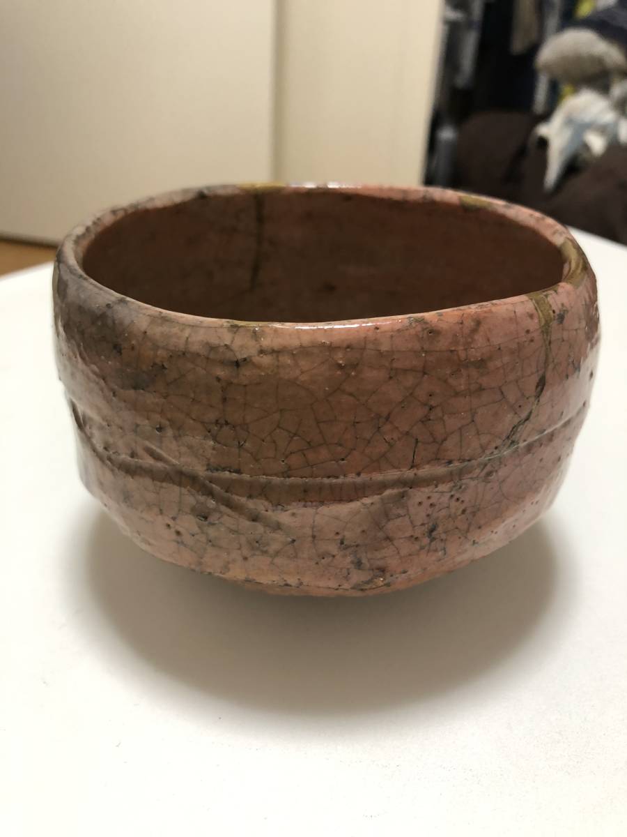 ☆赤楽☆茶道具☆抹茶茶碗☆お直し有り☆金継ぎ☆