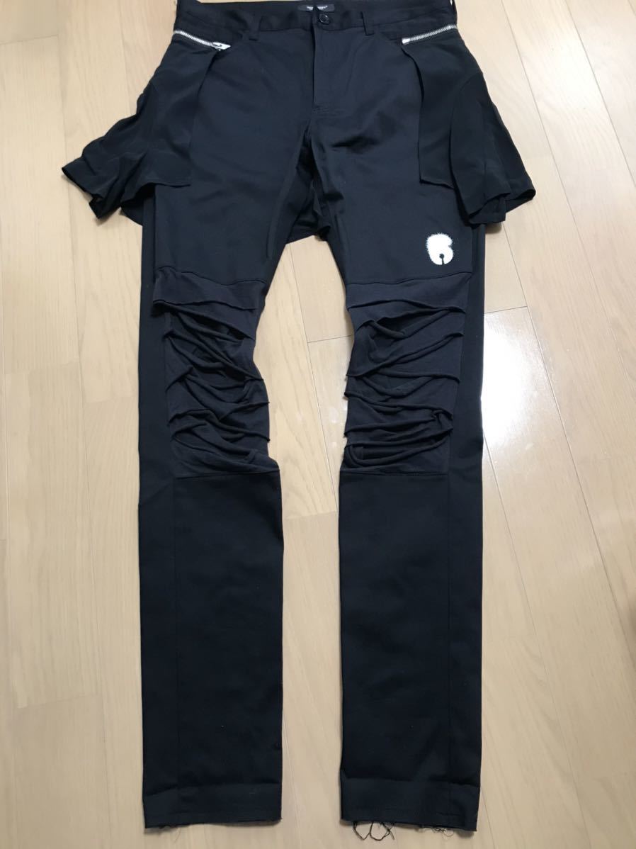 5 UNDERCOVER shirt parts docking pants アンダーカバー シャツ 
