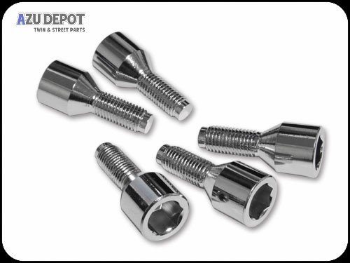 ドラムブレーキマウントボルト　クローム ハーレー