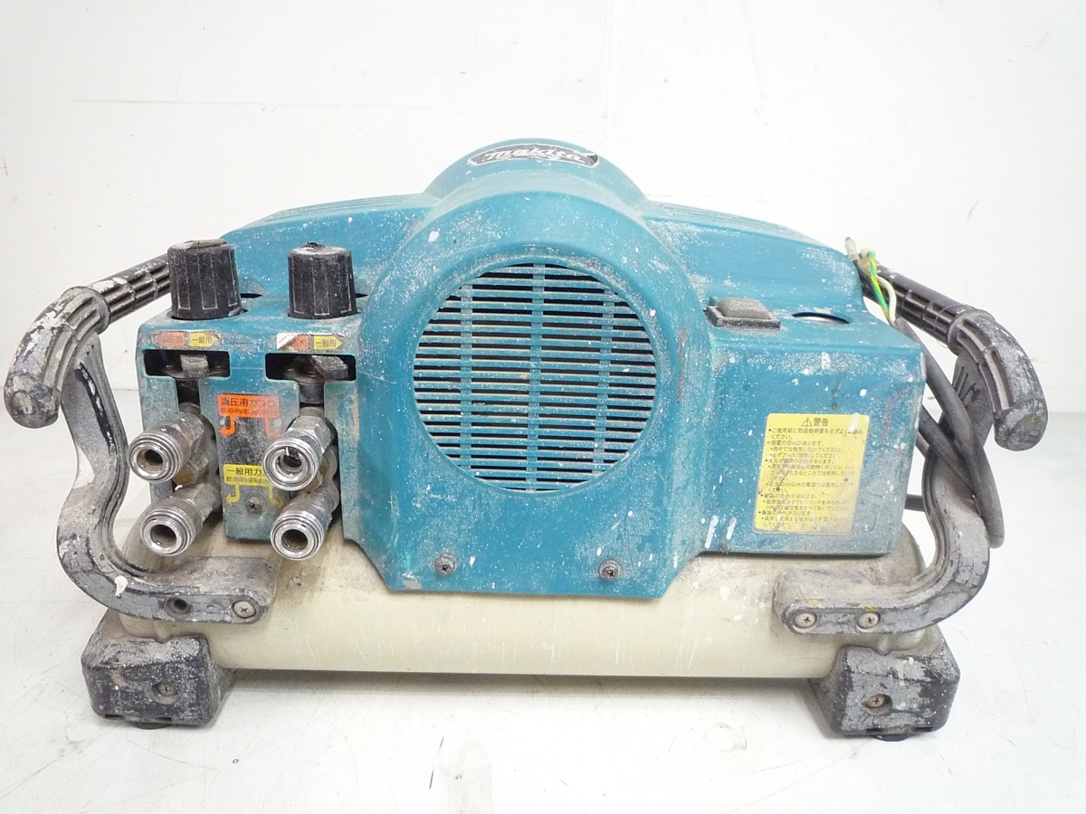 高圧コンプレッサー 中古 ジャンク マキタ AC4000 8Lタンク 高圧釘打 