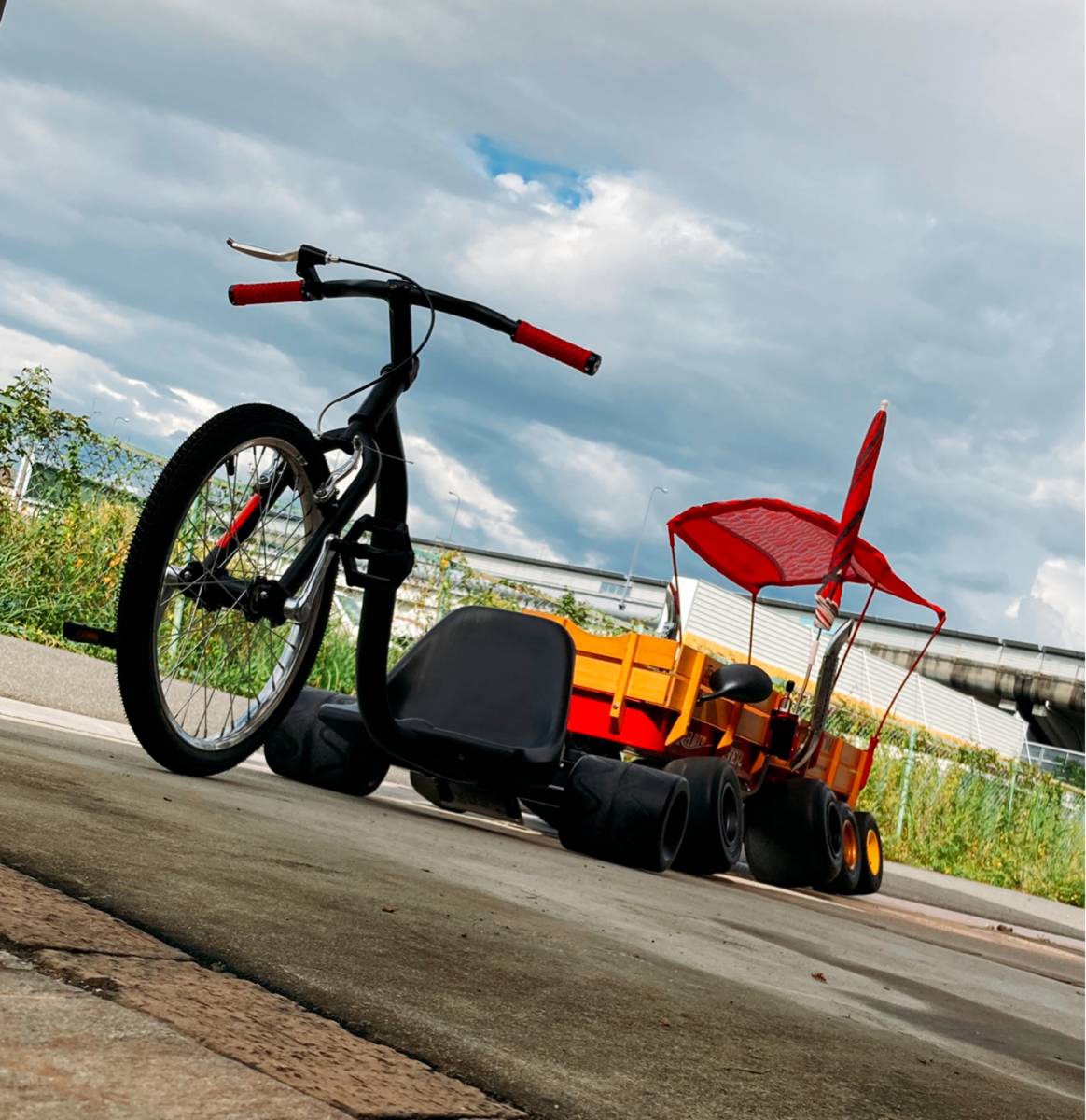 ドリフトトライク.ドリフト三輪車.D1トライク中古まあまあ美車^ ^