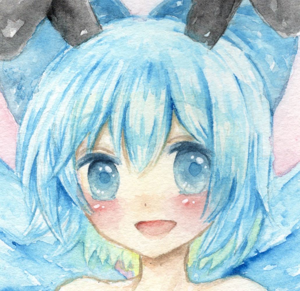 バニーガールチルノ 同人手描きイラスト 東方project 東方プロジェクト 透明水彩 ハガキ ポストカード アナログ直筆原画 手描きイラスト 売買されたオークション情報 Yahooの商品情報をアーカイブ公開 オークファン Aucfan Com