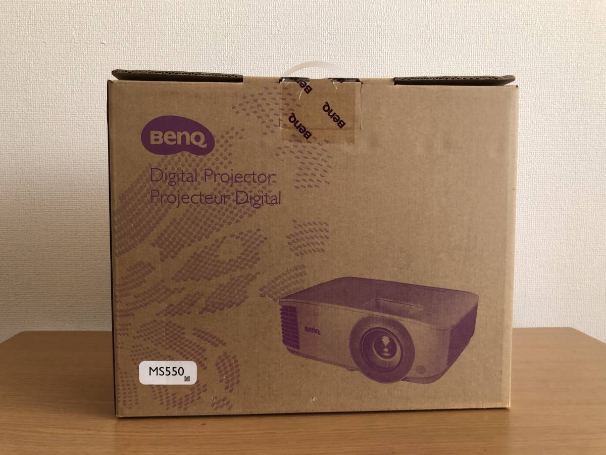 【使用少】BenQ DLPプロジェクター MS550 SVGA ランプ使用時間2h ほぼ新品 BenQ MS550 DLPプロジェクター MS550プロジェクター 極美品✨BenQ Bajawa