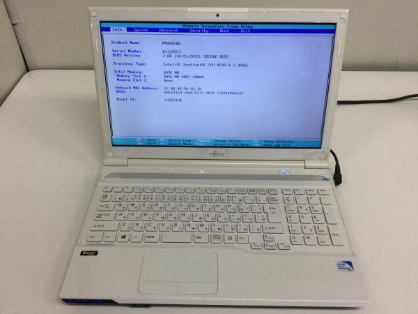 ジャンク!FUJITSU AH42/K○PenB970 2.3G 4G 750G