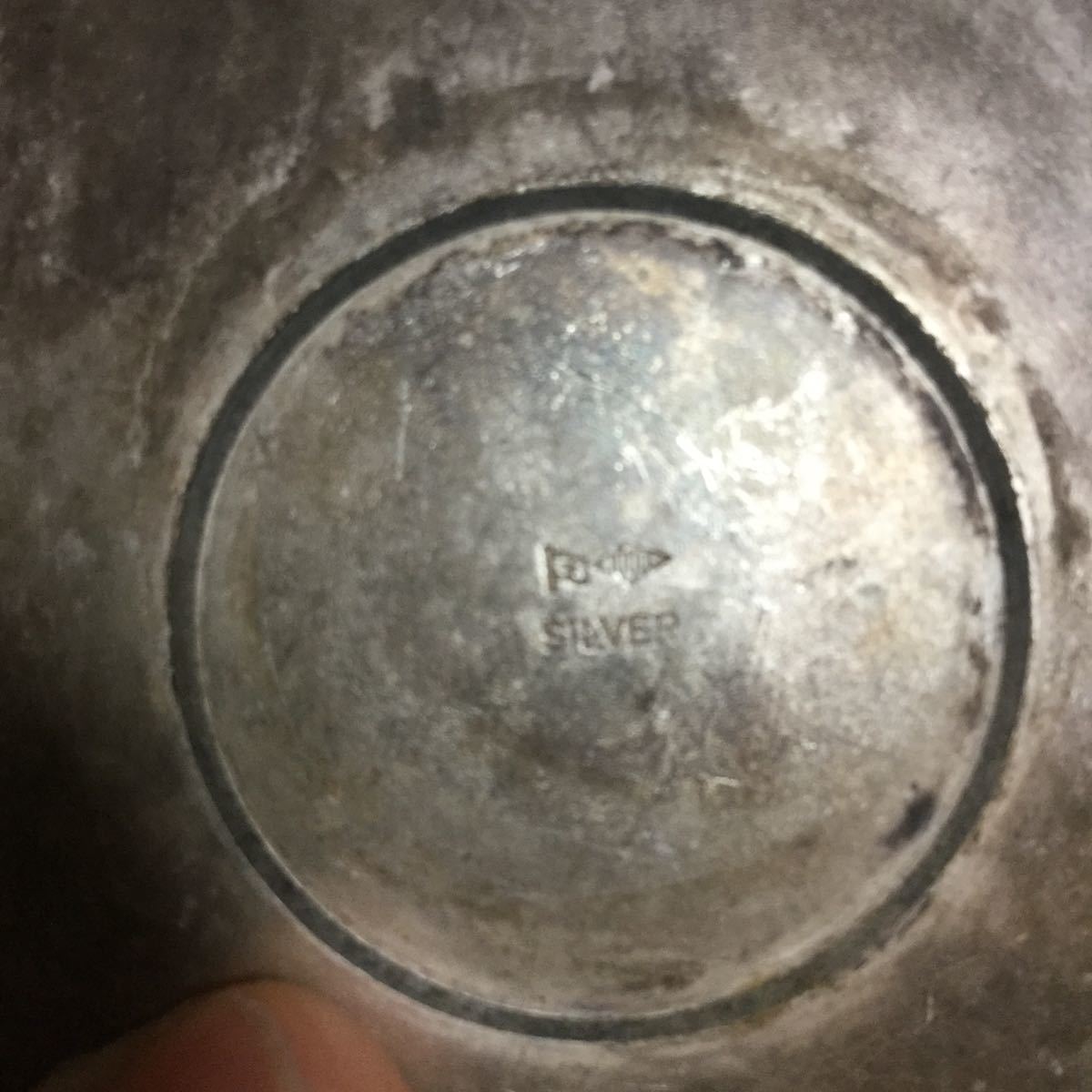 高品質，安い 酒器 純銀 SILVER 1000 銀杯 内閣総理大臣 贈 純銀盃 107g