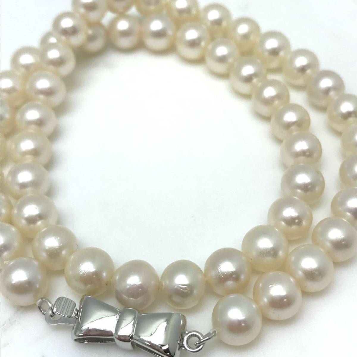 SALE!!■アコヤ本真珠ネックレス2点おまとめ■重量約42.0g 約4.5～8.0mm パール pearl necklace accessory silver シルバー DA0 ネックレス パールネックレス 2連 SILVER メルカリ -