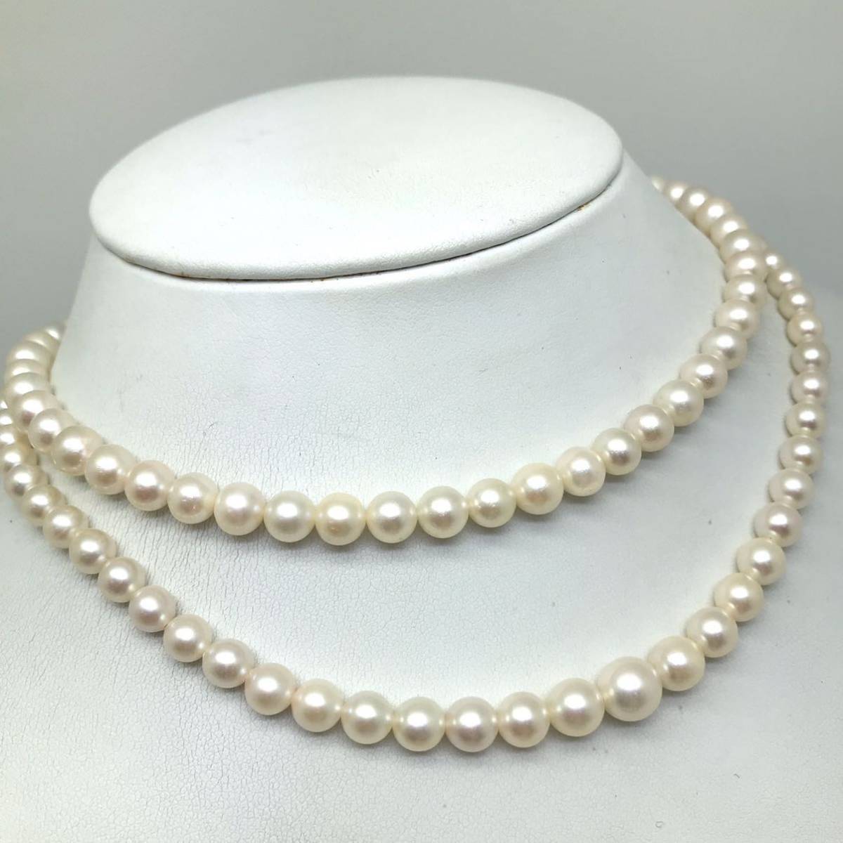 SALE!!■アコヤ本真珠ネックレス2点おまとめ■重量約42.0g 約4.5～8.0mm パール pearl necklace accessory silver シルバー DA0 ネックレス パールネックレス 2連 SILVER メルカリ -
