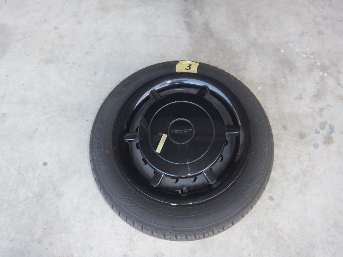 Y9739 トコット ホイールキャップ・鉄ホイール グリーン（G61） DBA 