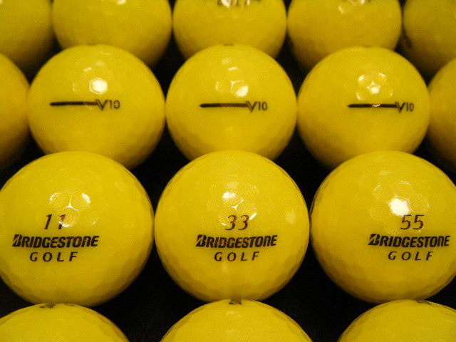 正規品，本物保証 優良品 ランク ロストボール BRIDGESTONEGOLF TOUR B V10 イエロー(30個～)｜売買されたオークション情報、yahooの商品情報をアーカイブ公開 - オークファン ボール