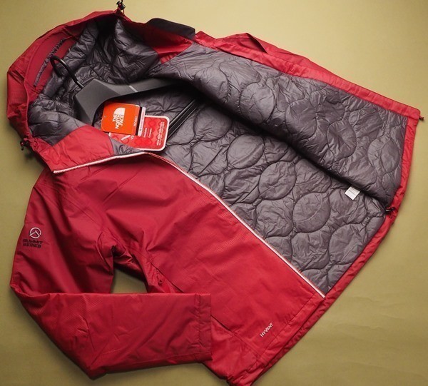 人気定番，HOT 正規32000円 ノースフェイス SUMMITシリーズ 防水 透湿HyVent&times;高機能中綿VX ジャケット メンズXLレッド 直営店購入(XLサイズ以上)｜売買されたオークション情報、yahooの商品情報をアーカイブ 男性用