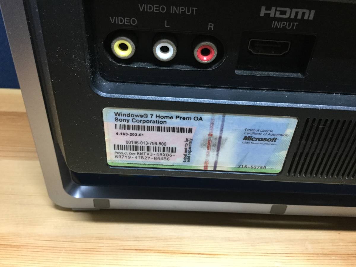 SONY VAIO オールインワンPC Sony デスクトップPC ワイヤレス