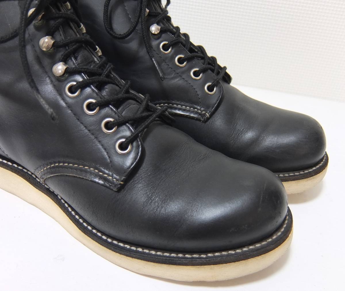 RED WING 8165 7D 8165中古7D／刺繍羽タグレッドウィングアイ レッド 