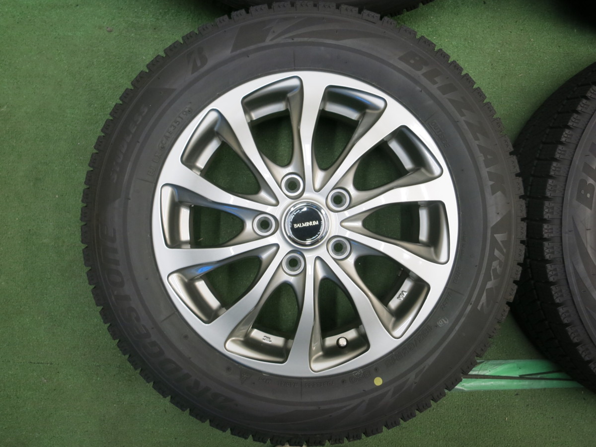 バリ溝！19年製！キレイ！9.5分★スタッドレス 185/65R15 ブリヂストン ブリザック VRX2 BALMINUM バルミナ 15インチ PCD114.3/5H★ | スタッドレス 新商品 名古屋&frasl;岐阜の中古カー用品・工具の買取&frasl;販売ならガレージ スタッドレスぅ～♪始めましたぁ～♪ BLIZZAK