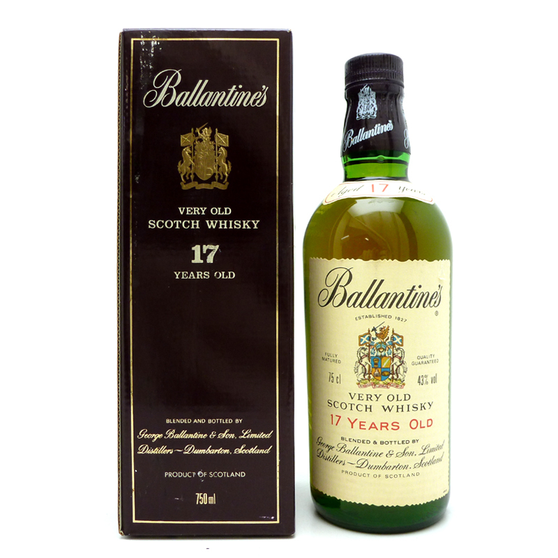 Ballantine's 17 バランタイン 17年 43% スコッチ ウイスキー 2本