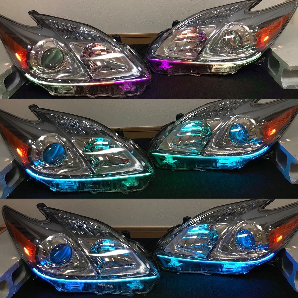 コーティング済み 30 プリウス Us仕様 純正 ヘッドライト 加工 Bluetooth アプリ 流れる マルチカラー 流星 ヘッドライト 売買されたオークション情報 Yahooの商品情報をアーカイブ公開 オークファン Aucfan Com