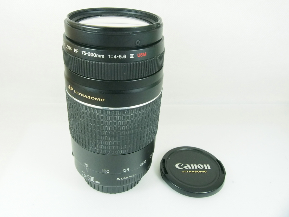 得価，品質保証 B011113 良品 キヤノン EF 75-300mm F4-5.6 III USM(キヤノン)｜売買されたオークション情報、yahooの商品情報をアーカイブ公開 - オークファン キヤノン