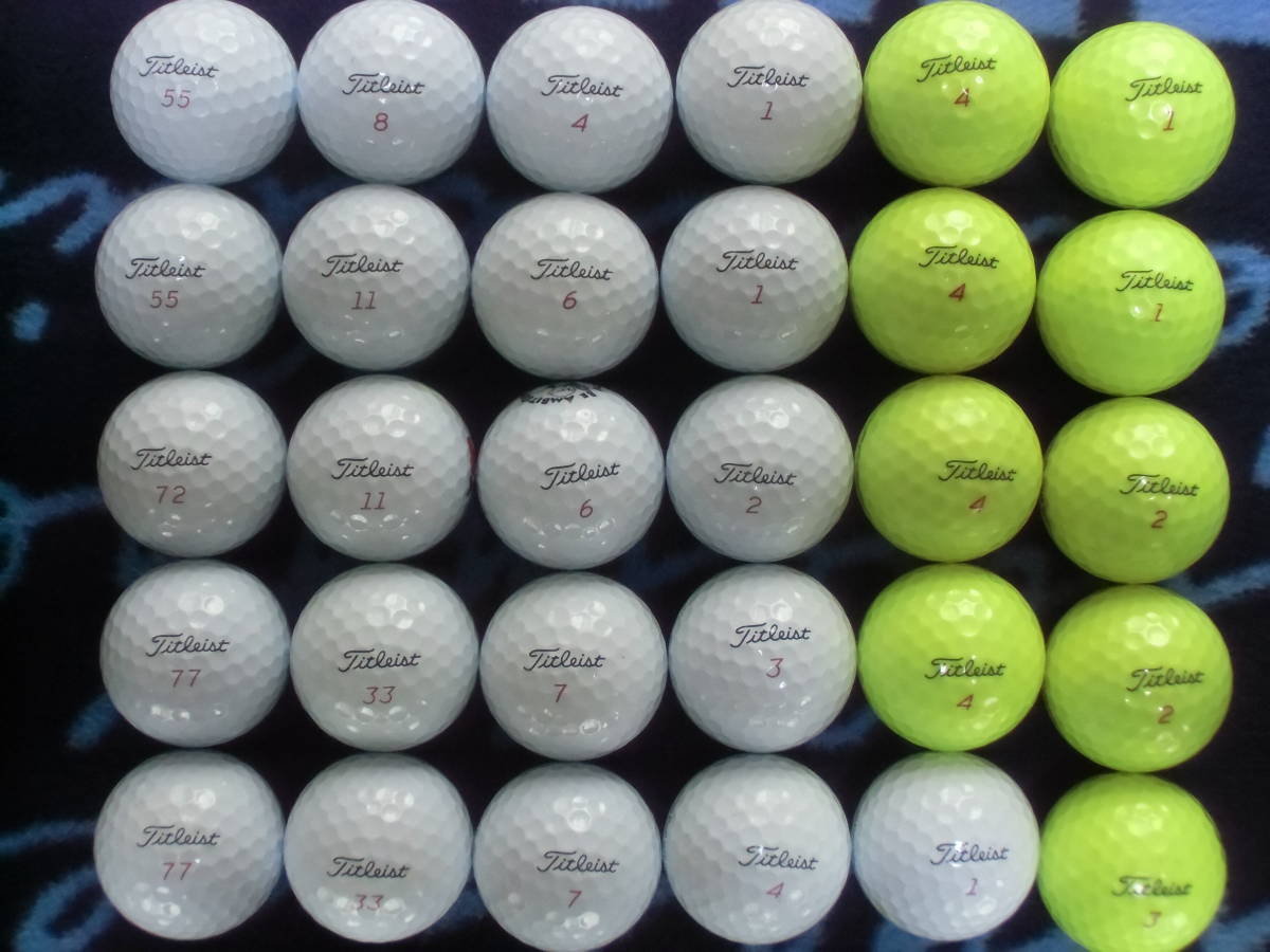 タイトリスト PRO V1x ロストボール プロ Titleist ホワイト 年代混合