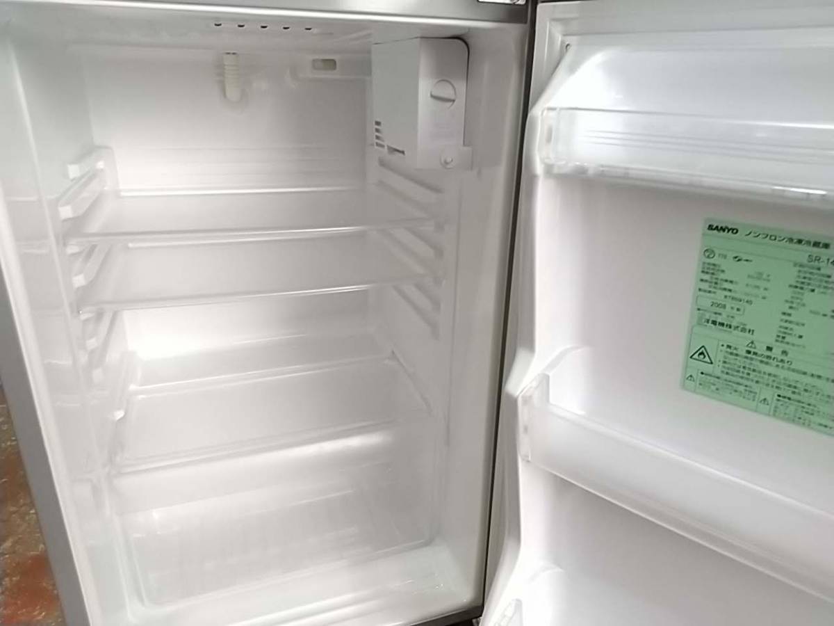 札幌白石区 109L 2ドア冷蔵庫 2016年製 アクア AQR-111F シルバー 100L