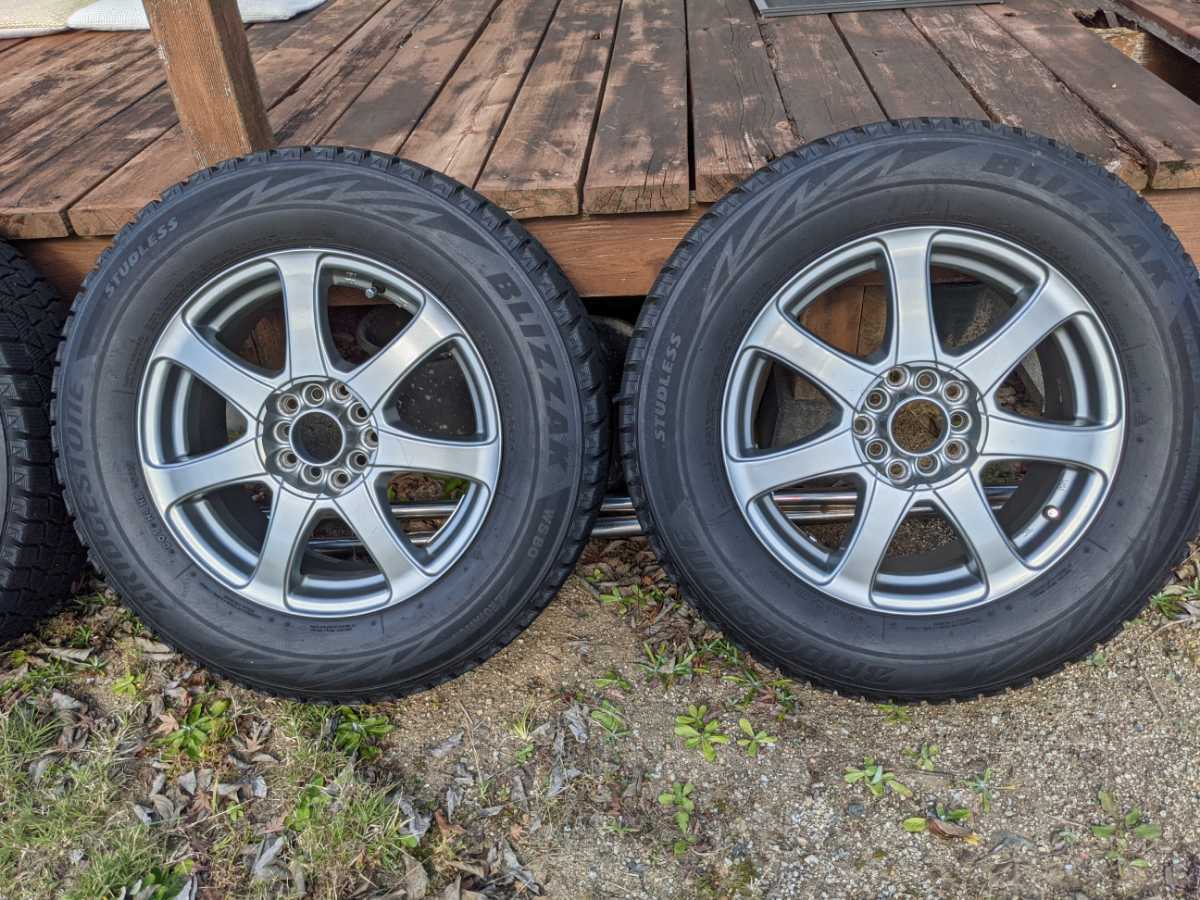 超激得，格安 チェーン規制 も安心 スタッドレスタイヤホイール４本セット215/65R16ブリザックWS80チェーン 付き エクストレイル等(スタッドレスタイヤ)｜売買されたオークション情報、yahooの商品情報をア 5穴