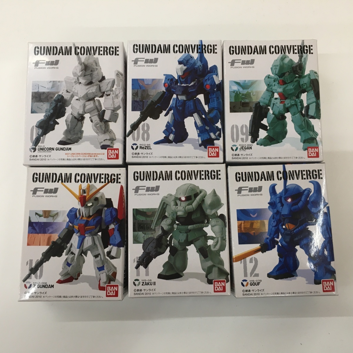GUNDAM CONVERGE FW izu◇未開封◇FW コンバージ 0 1BOX（10個入り