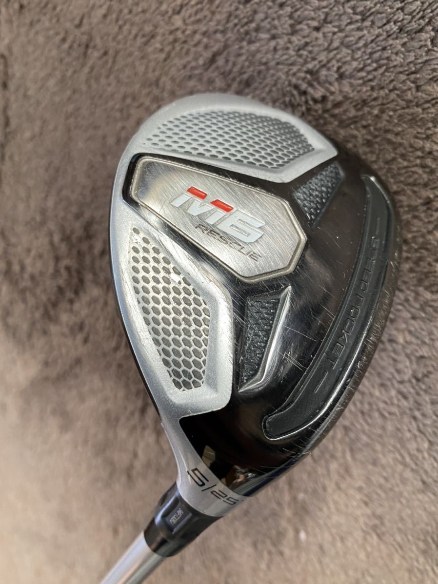 最終値下げ　TaylorMade M6 U5 ユーティリティ 25度 テーラーメイド M6 レスキュー UT #5 S 25° 名器 テーラーメイド M6