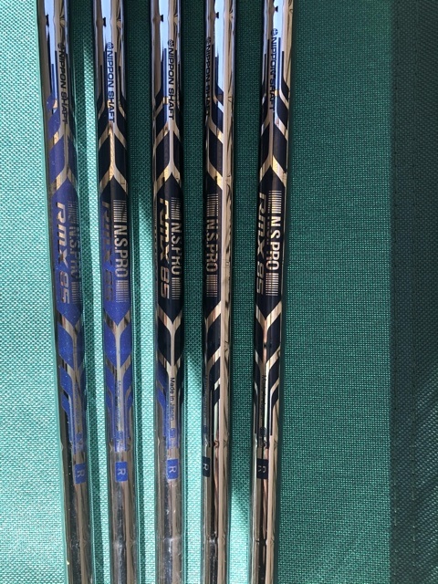 RMX RMX85 マレージング アイアン 0 美品YAMAHA インプレス リミックス 6本（5～P NSPRO Golf ヤマハ アイアンセット クラブ詳細｜中古 6pcs C(アイアン（セット