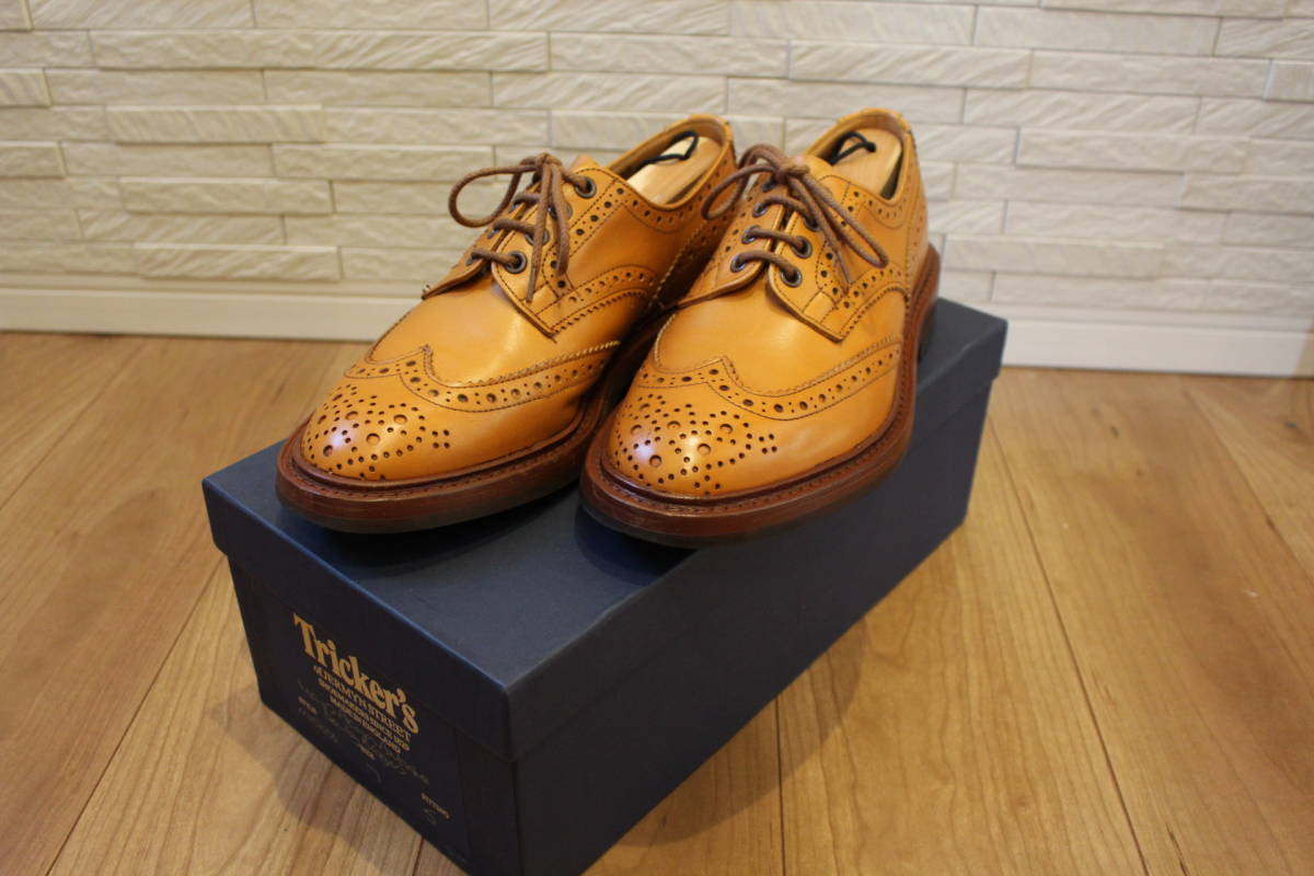 超美品 Trickers トリッカーズ バートン UK7
