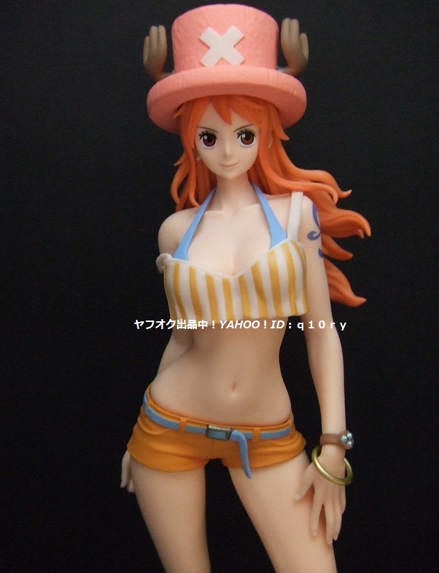 パステルカラーver ナミ Sweet Style Pirates フィギュア ワンピース チョッパー帽子 ホットパンツ ナミ 売買されたオークション情報 Yahooの商品情報をアーカイブ公開 オークファン Aucfan Com
